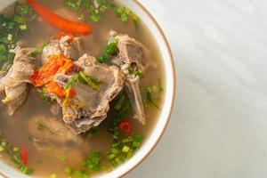 Spicy Chopped Pork Backbone Soup or Spicy Leng Soup photo