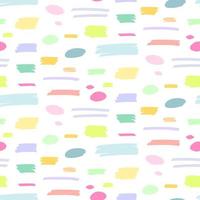 Seamless pattern line or texture marker highlighter on white background vector