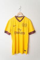 Bangkok, Thailand - Jan 18, 2022 - Arsenal retro shirt third jersey season 2011-2012 photo