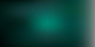 Dark green vector gradient blur backdrop.