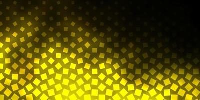 Dark Green, Yellow vector backdrop with rectangles.