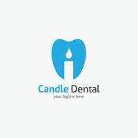 Dental Logo Design Template. Vector illustration with flat style