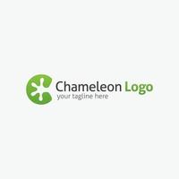plantilla de diseño de logotipo de camaleón. ilustración vectorial vector