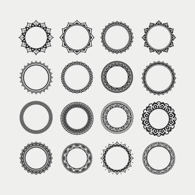 mandala frame element