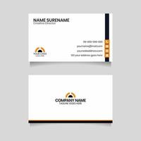 Creative Business Card Template Unique Layout Visiting Card Design vector