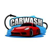 plantilla de logotipo de lavado de autos vector