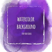 Vector illustration of a watercolor background