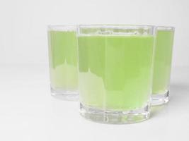 Green apple juice photo