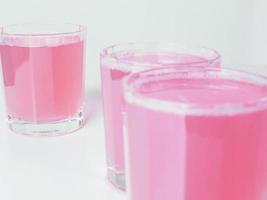 Pink grapefruit saft photo