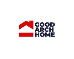 Simple and Bold House Architecture Logo Concept Vector Illustration