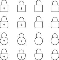 padlock icon isolated on white background from security collection. padlock icon trendy and modern, padlock symbol for logo, web, app, UI. padlock icon simple sign. vector