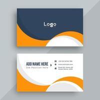 Business card design template vector