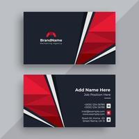 Business card design template vector