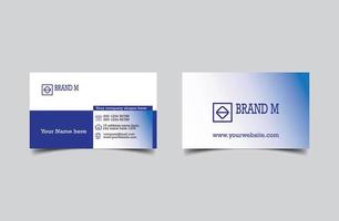 Business card template vector