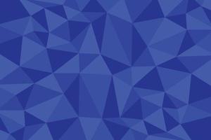 lowpoly mosaic blue color background template design vector