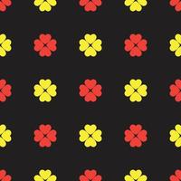 beautiful flower colorful seamless pattern simple elegance minimalist design vector background template