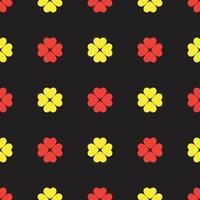 beautiful flower colorful seamless pattern simple elegance minimalist design vector background template