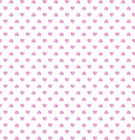 Happy valentines day pink paper cut hearts pattern on white background. vector