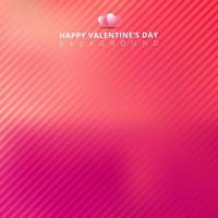 pink background with stripes diagonal pattern for valentines day card. vector