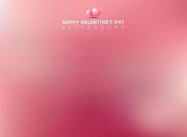 pink blurred background for valentines day card. vector