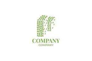 green house, natural real estate identity, leaf element design logo, environmentally friendly city, eco building vector