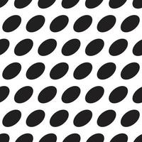 simple seamless pattern oval solid style monochrome grunge color vector