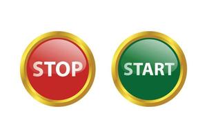 Start Stop Button Vector Art, Icons, and Graphics for Free Download