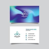 modern business card template wavy mesh gradation color concept, vector design graphic