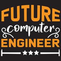 future computer engineer vector