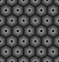 GREY BACKGROUND WITH BLACK VECTOR HEXAGONS