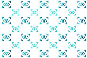 Abstract Eye Scanning Pattern Background vector