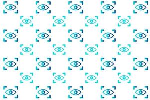 Abstract Eye Scanning Pattern Background vector