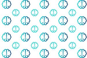 Abstract Brain Pattern Background vector