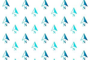 Abstract North Arrow Pattern Background vector