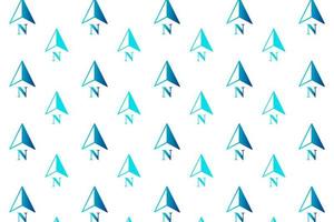 Abstract North Arrow Pattern Background vector