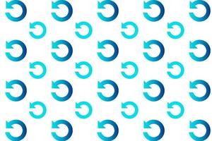 Abstract Undo Arrow Pattern Background vector