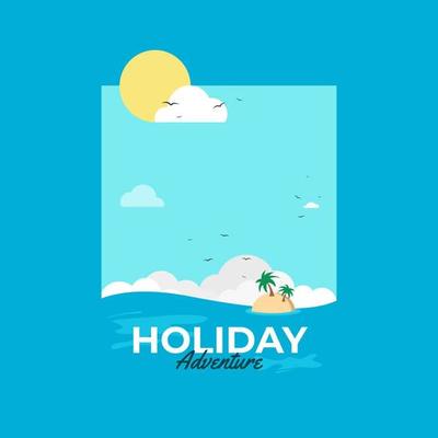 A Logo with a Holiday Theme. Suitable for Poster and Banner for Social Media