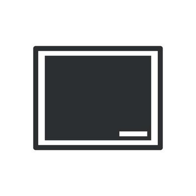 vector illustration of blackboard icon