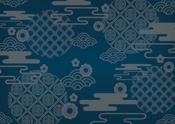oriental background vector for chinese background