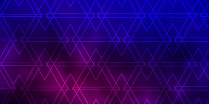 textura de vector azul claro, rojo con líneas, triángulos.