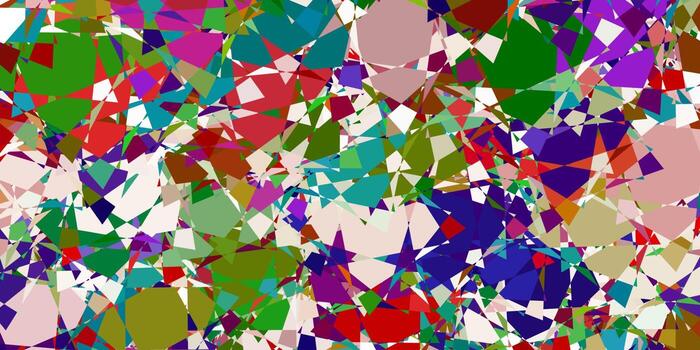 diseño vectorial de color violeta claro, rosa con formas triangulares. vector