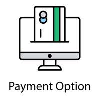 Payment Option Concepts vector