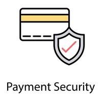 Payment Security Concepts vector