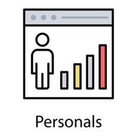 Web Analysis Concepts vector