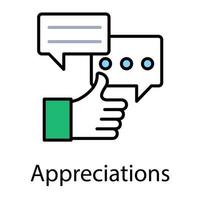 Trendy Testimonial Concepts vector