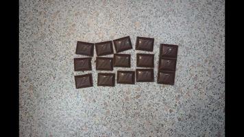 dansende chocolaatjes video stop motion