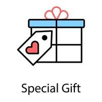 conceptos de regalos especiales vector