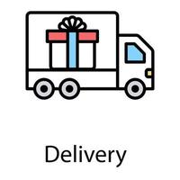 Trendy Delivery Concepts vector