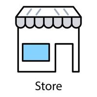 Trendy Store Concepts vector