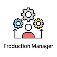 Project Manager Concepts vector